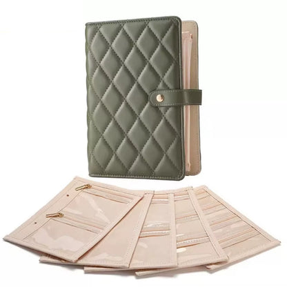 Jewelry Storage Box, Storage Bag, Convenient Jewelry Storage Book Ring Binder, Transparent Zipper Velvet Jewelry Bag, Travel Ess